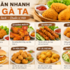 Các món ăn nhanh về gà ta