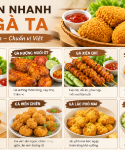 Các món ăn nhanh về gà ta