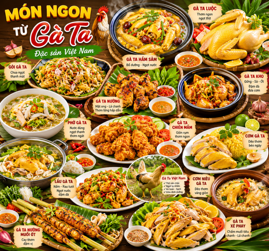 Các món ăn từ gà