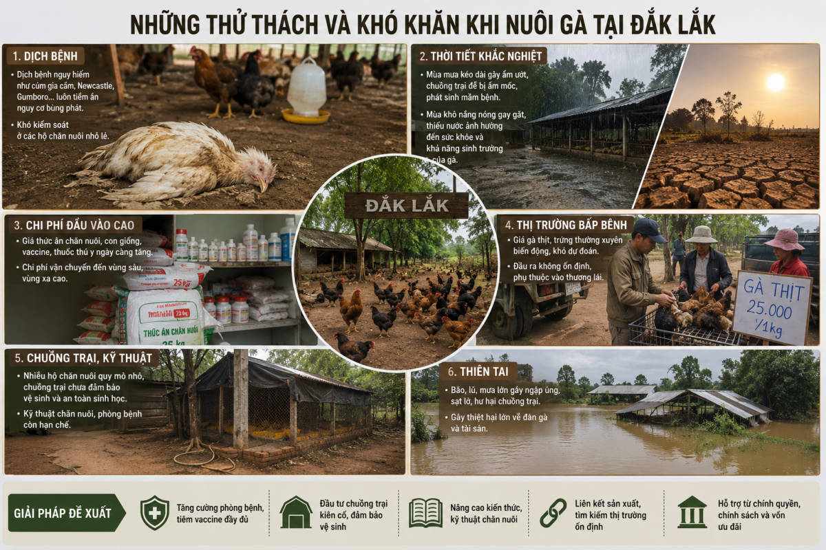 Thử Thách Và Khó Khăn Khi Nuôi Gà