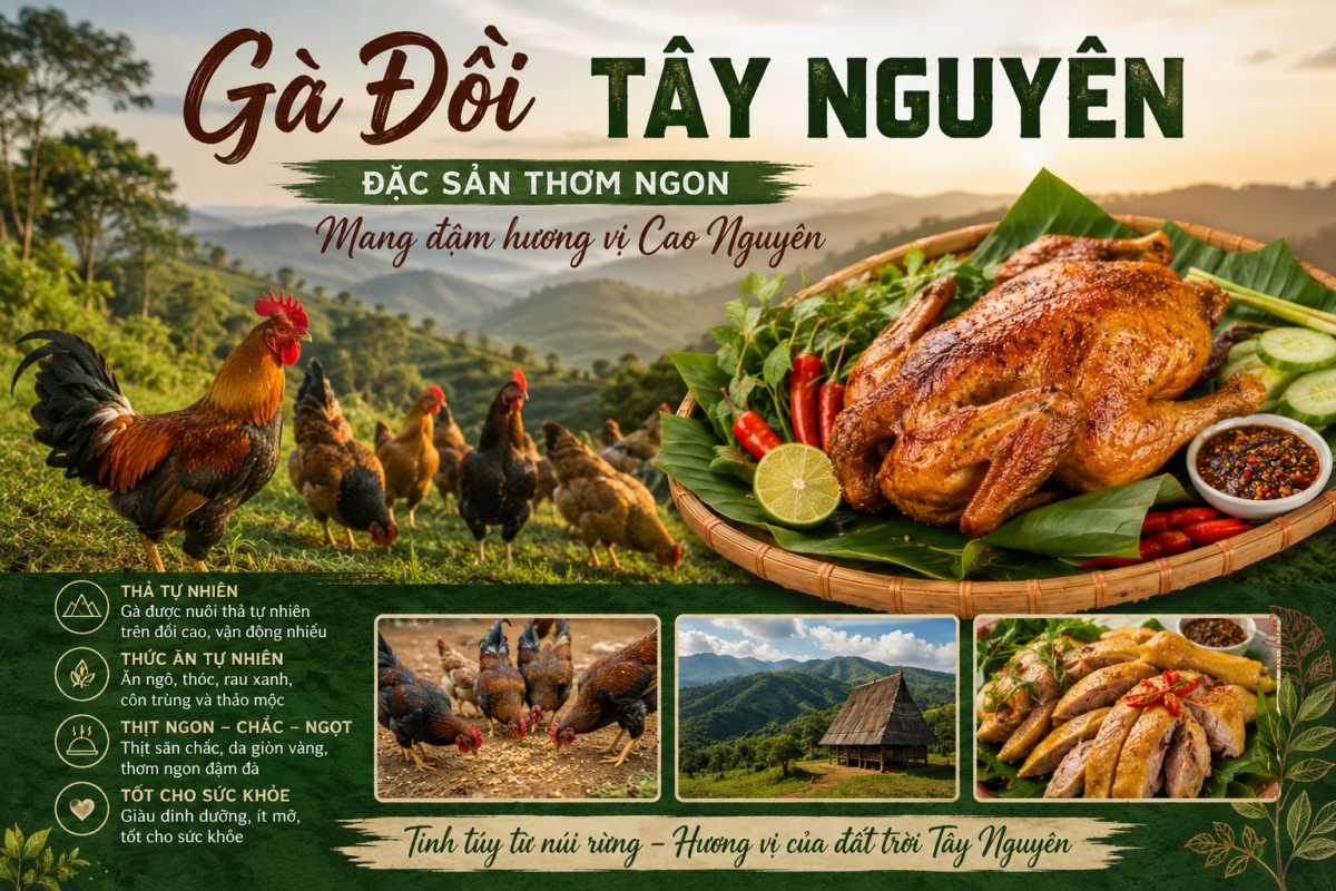 gà đồi tây nguyên