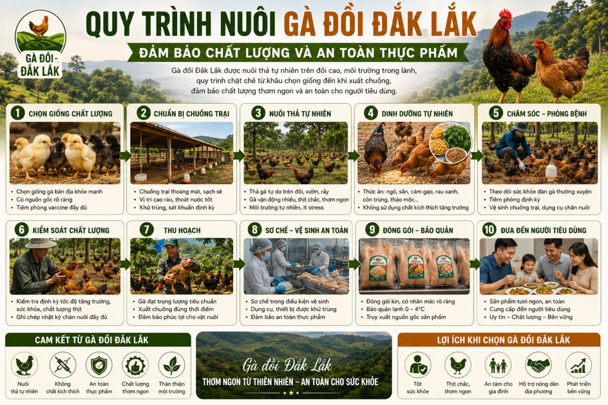 Quy trình nuôi gà