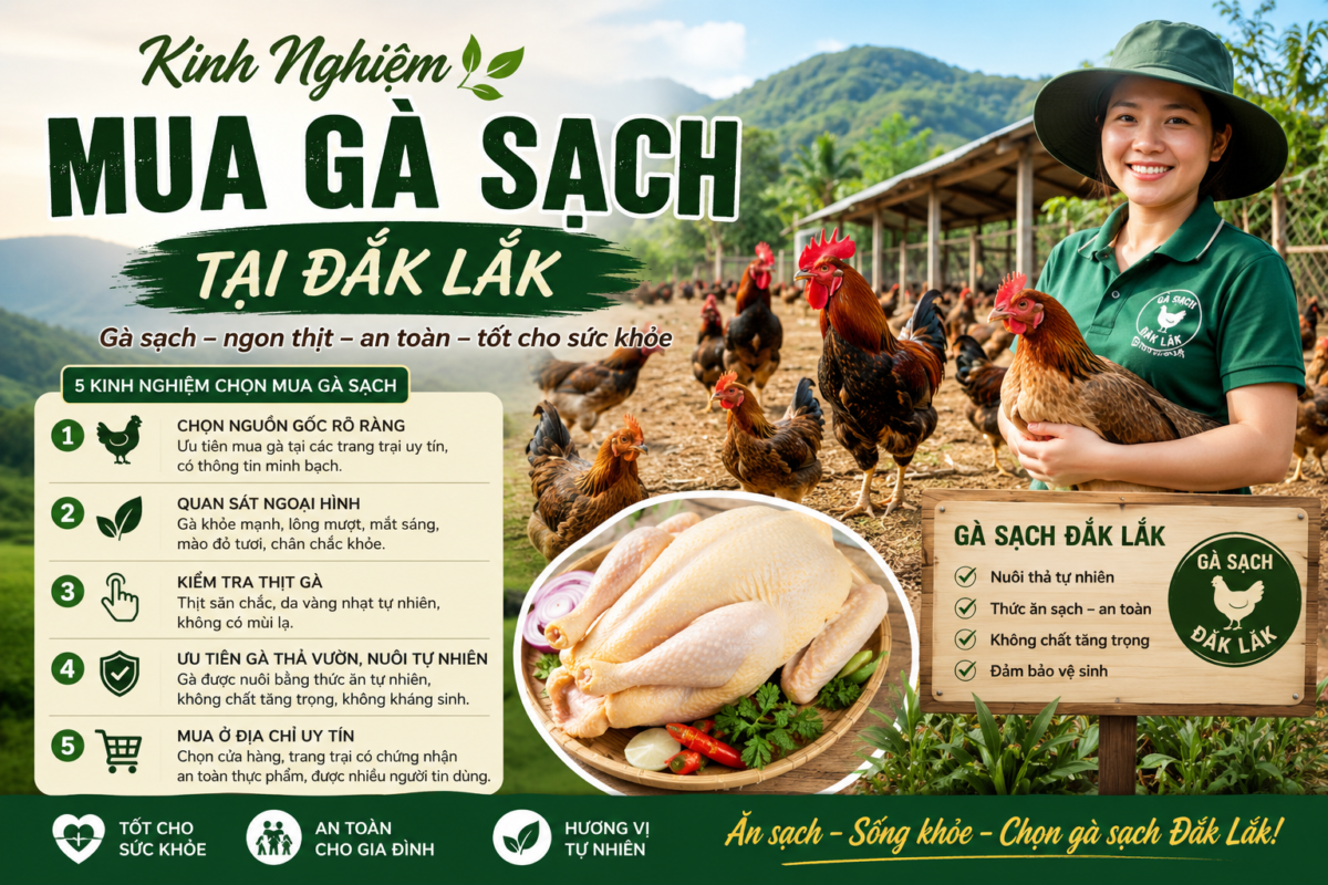 Gà Sạch Tại Đắk Lắk