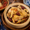 Gà hầm thuốc bắc